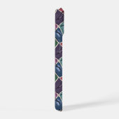 Modern abstract geometric digital pattern 59 iPhone 15 hoesje (Rechterkant)