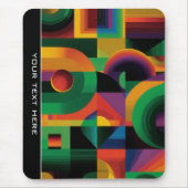 Modern Abstract Geometric Vibrant Energetic Shapes Muismat (Voorkant)