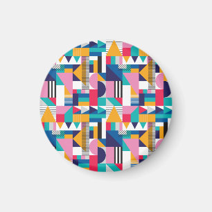 Modern Abstract geometrisch naadloos patroon Magneet