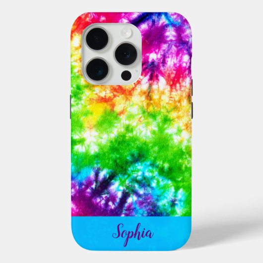 MODERN ABSTRACT GEPERSONALISEERD STROPDAS-DYE ONTW Case-Mate iPhone CASE (Achterkant)