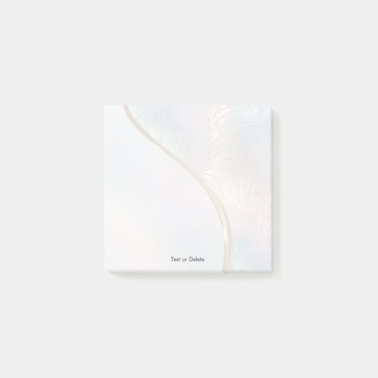 Modern Abstract iriserend bericht merkt het op Post-it® Notes (Voorkant)