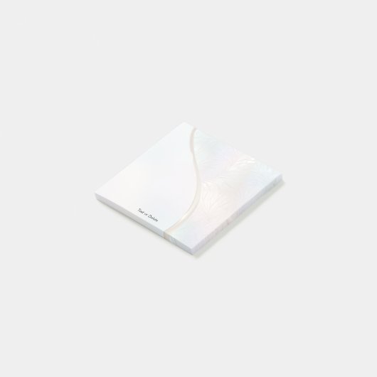 Modern Abstract iriserend bericht merkt het op Post-it® Notes (Schuin)