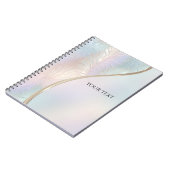 Modern Abstract iriserend Notitieboek (Linkerzijde)
