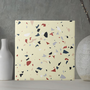 Modern Abstract Italiaans Terrazzo Naadloos Patroo Tegeltje