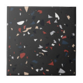 Modern Abstract Italiaans Terrazzo Naadloos Patroo Tegeltje (Voorkant)