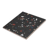 Modern Abstract Italiaans Terrazzo Naadloos Patroo Tegeltje (Zijkant)