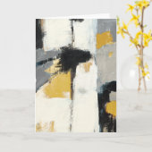 Modern Abstract Kaart (Gele Bloem)