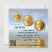 Modern Abstract kerstgezelschapsfeest Kaart (Voorkant)