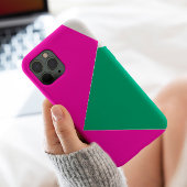 modern Abstract kleurenblok roze, esthetisch Case-Mate iPhone Case