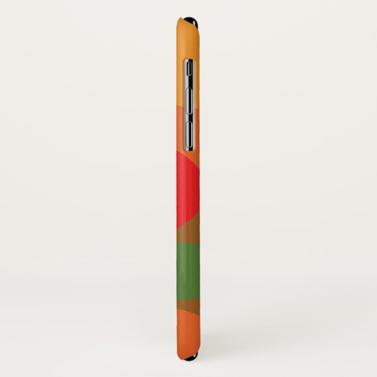 Modern abstract kleurrijk Retro patroon Case-Mate iPhone Case (Achterkant/links)