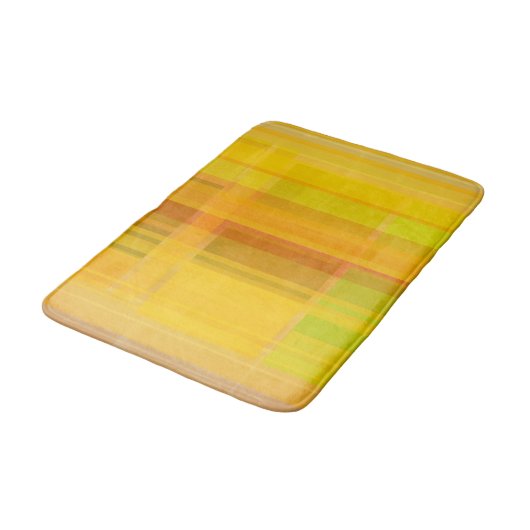 Modern Abstract | Kleurrijke Citrus kleuren Badmat (Gekanteld)