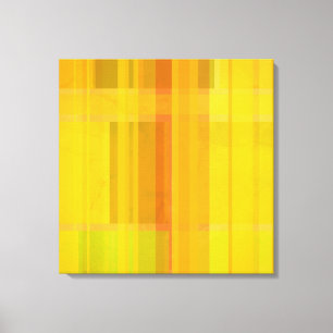 Modern Abstract   Kleurrijke Citrus kleuren Canvas Afdruk