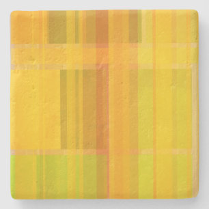 Modern Abstract   Kleurrijke Citrus kleuren Stenen Onderzetter