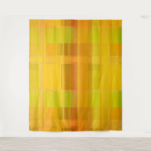 Modern Abstract | Kleurrijke Citruskleuren Wandkleed (Voorkant)