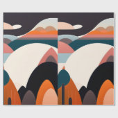 Modern Abstract kunst inpakpapier (Vlak)