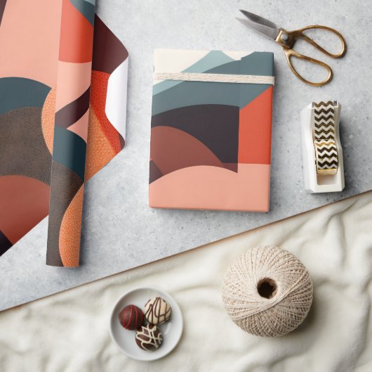 Modern Abstract kunst inpakpapier (Crafts)