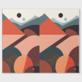 Modern Abstract kunst inpakpapier (Vlak)