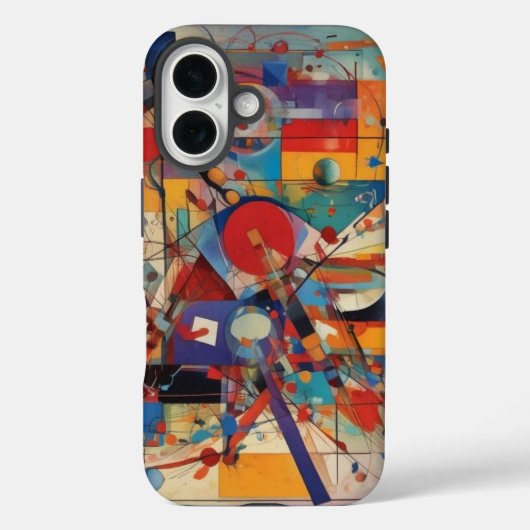 Modern Abstract kunstwerk Case-Mate iPhone Case (Achterkant)