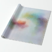 Modern Abstract kunstwerk elegant kleurrijk ontwer Cadeaupapier (Uitgerold)