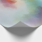 Modern Abstract kunstwerk elegant kleurrijk ontwer Cadeaupapier (Hoek)