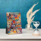 Modern Abstract kunstwerk Fotoplaat (Zijkant)