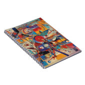 Modern Abstract kunstwerk Notitieboek (Rechterzijde)