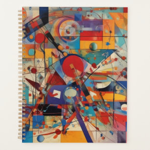 Modern Abstract kunstwerk Planner
