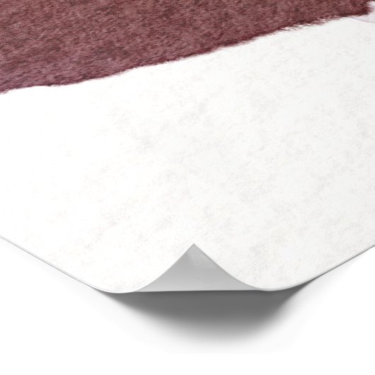 Modern Abstract landschap Poster (Hoek)