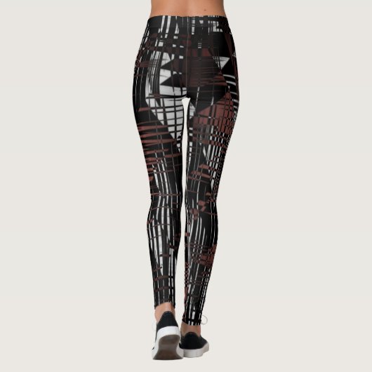 Modern Abstract Leggings (Achterkant)