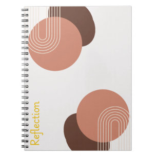 Modern Abstract Minimalistisch Notitieboek