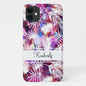 Modern Abstract monogram tropisch patroon Case-Mate iPhone Case (Achterkant)