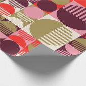 Modern  abstract naadloos geometrisch patroon cadeaupapier (Hoek)