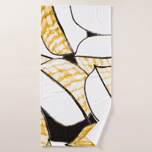 Modern abstract naadloos patroon met creatief prot badhanddoek (Badhanddoek)