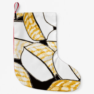 Modern abstract naadloos patroon met creatief prot kleine kerstsok