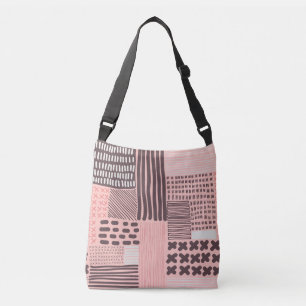 Modern abstract: naadloze textuur. crossbody tas