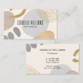 Modern Abstract neutraal Visitekaartje (Voorkant / Achterkant)