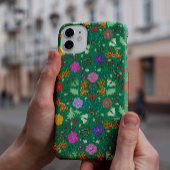 Modern abstract oerwoud feest met cheetah Case-Mate iPhone case