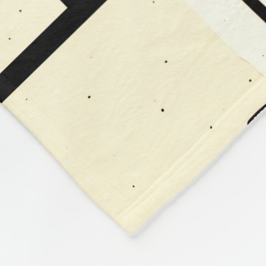 Modern abstract ontwerp, dynamische lijnen Sierkus Fleece Deken (Hoek)