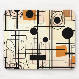 Modern abstract ontwerp, dynamische lijnen Sierkus Muismat