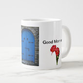 Modern abstract ontwerp extra grote beker (Voorkant rechts)