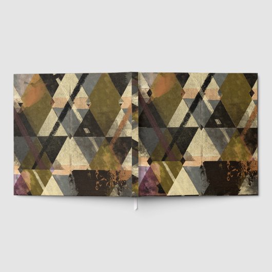 modern abstract ontwerp gastenboek (Volledig)