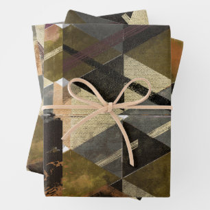 modern abstract ontwerp inpakpapier vel