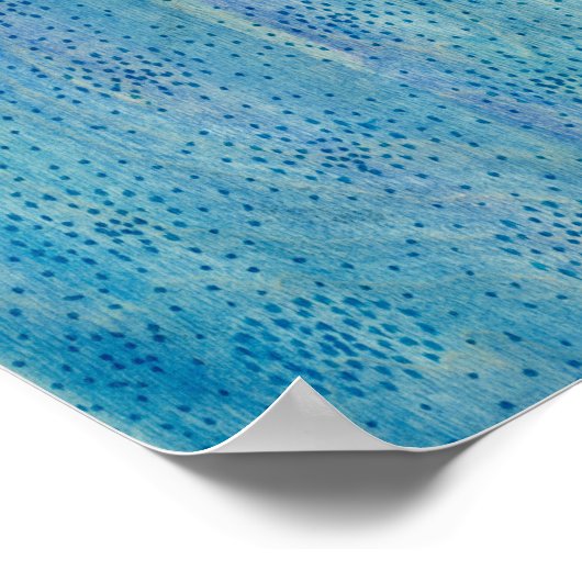 Modern Abstract op hout Poster (Hoek)