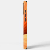 Modern Abstract Oranje Rood Vanilla Grafisch Fract Case-Mate iPhone Case (Achterkant / Links)