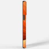 Modern Abstract Oranje Rood Vanilla Grafisch Fract Case-Mate iPhone Case (Achterkant / Rechts)
