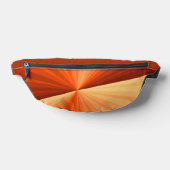 Modern Abstract Oranje Rood Vanilla Grafisch Fract Heuptasje (Liggend)