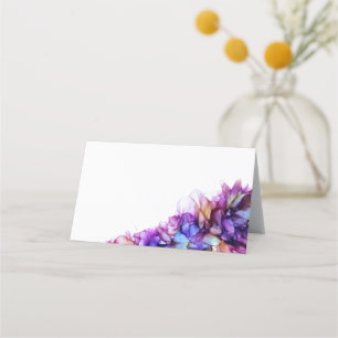 Modern Abstract Paars Haze Alcohol Ink Wedding