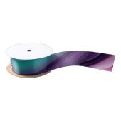 Modern Abstract-Paarse en Blauwgroen- Lint (Spoel)