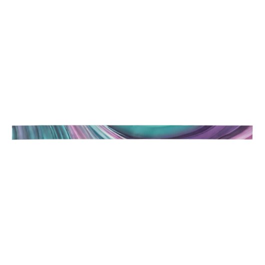 Modern Abstract-Paarse en Blauwgroen- Lint (Voorkant)