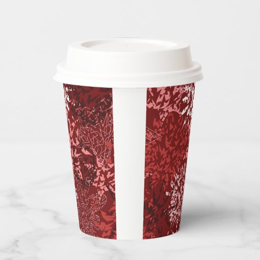 Modern Abstract Papieren Bekers (Links)